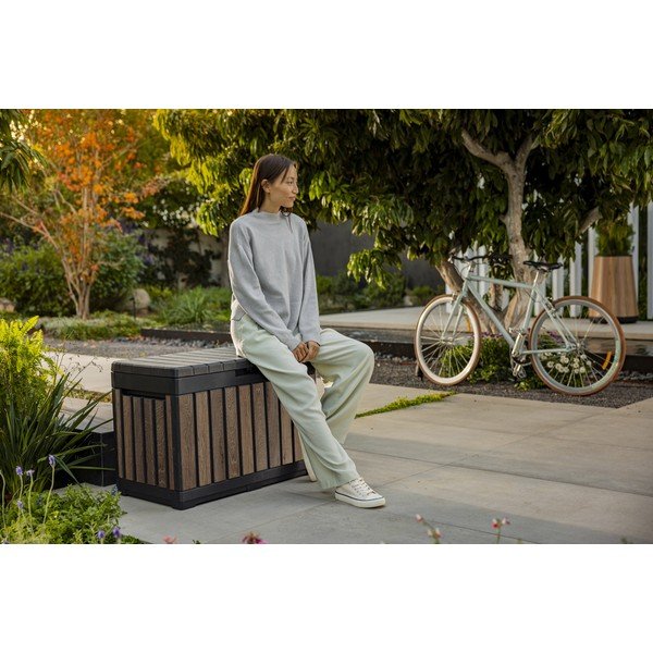 Tumepruun plastikust aia hoiukast Deco - Keter-image-3