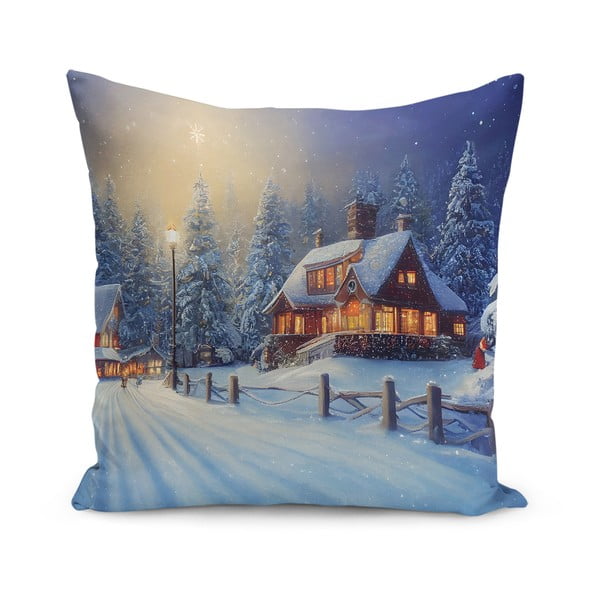 Jõulumotiividega padjapüür 43x43 cm - Mila Home