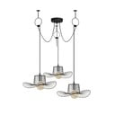 Must rippvalgusti 3 pirnile Tel Hat - Opviq lights