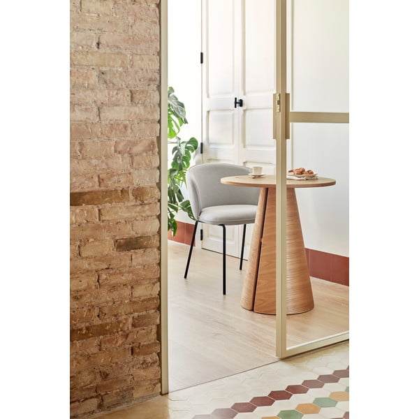 Tammedekooriga ümmargune söögilaud ø 65 cm Cep – Teulat-image-1