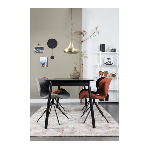 Must kokkupandav söögilaud , 120 x 80 cm Glimps - Zuiver-image-1