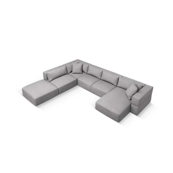 Helehall U-kujuline diivan, vasak nurk Esther - Milo Casa-image-2