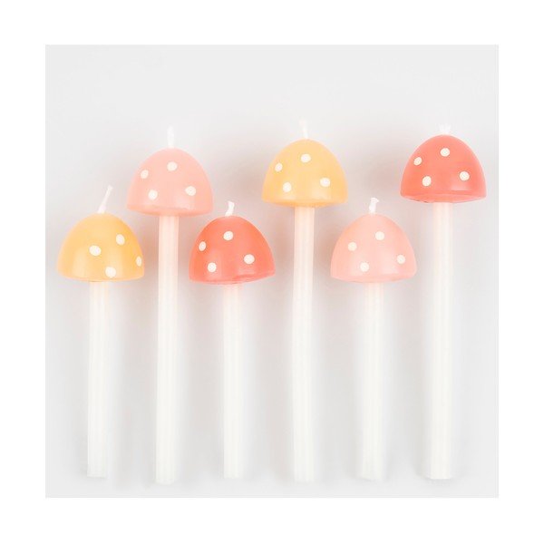 Tordiküünalde komplekt 6 tk Mushroom – Meri Meri-image-3