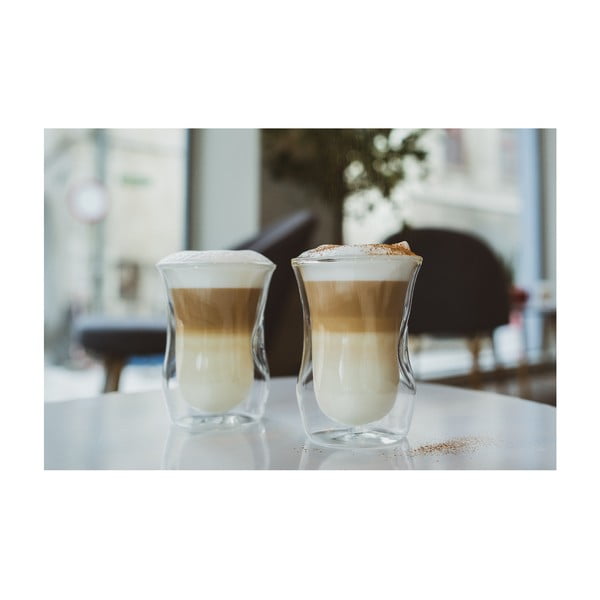 Topeltseinaga klaaskruusid 6tk komplektis 250 ml - Vialli Design-image-2