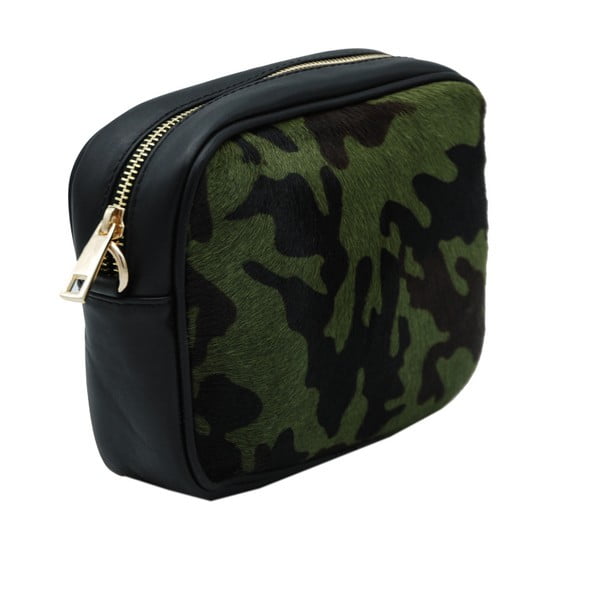 Malá kožená kabelka přes rameno Andrea Cardone Camouflage