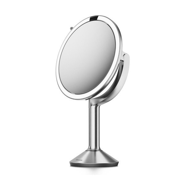 Kosmeetiline peegel valgustuse/suurendusega (5x/10x suurendus) ø 20 cm Trio - simplehuman