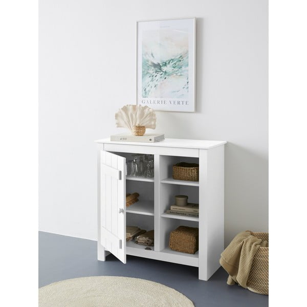 Valge männipuidust kapp 90x90 cm Bertram - Støraa-image-4