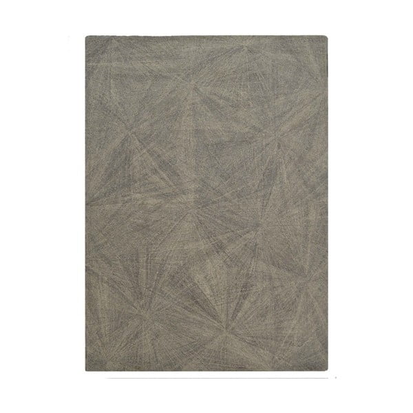 Šedý vlněný koberec The Rug Republic Barret, 230 x 160 cm