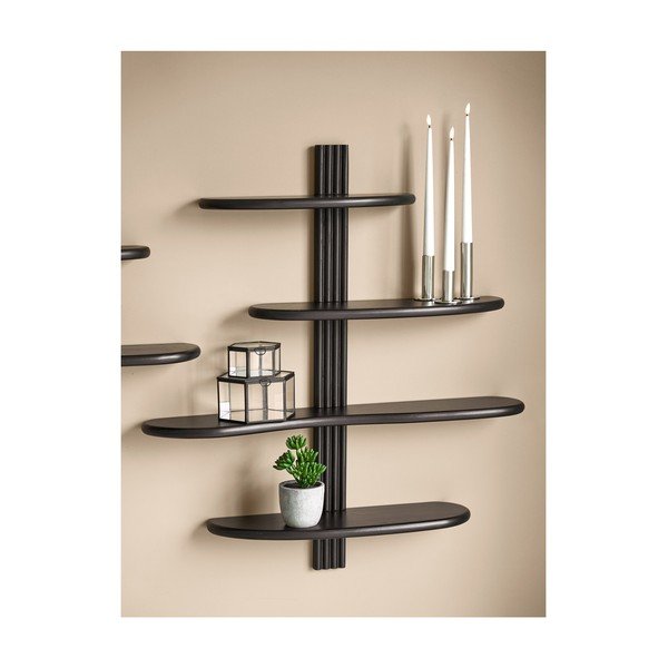 Mustast tammest riiul 80 cm Aliano - House Nordic-image-1