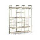 Roheline avatud terasest riidekapp 140x179.5x40 cm Amara - Marckeric