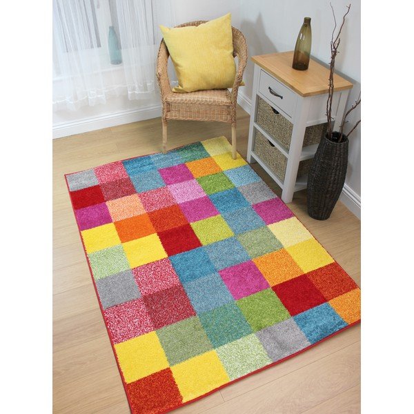 Koberec Flair Rugs Brights Grid, 120 x 170 cm-image-1