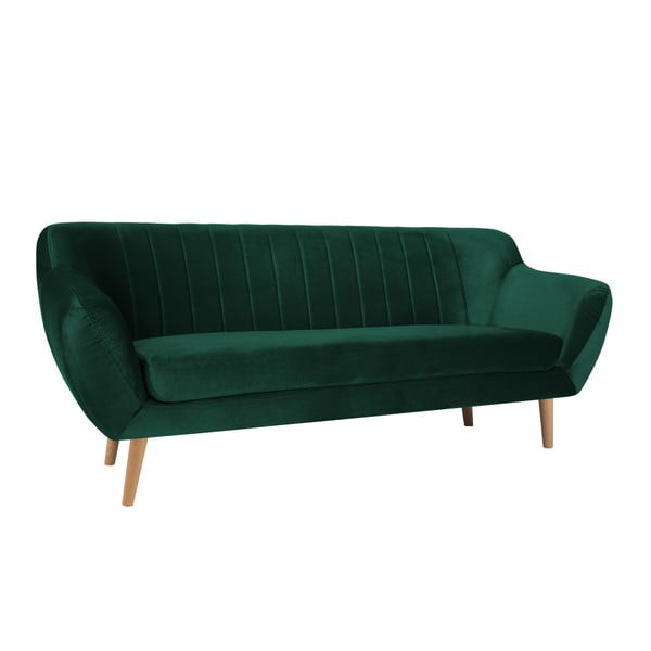 Zelená třímístná pohovka Mazzini Sofas Benito-image-2