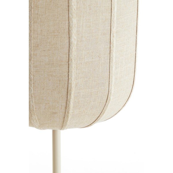Kreemikas põrandalamp tekstiilist varjuga (kõrgus 165 cm) Solune - Light & Living-image-3