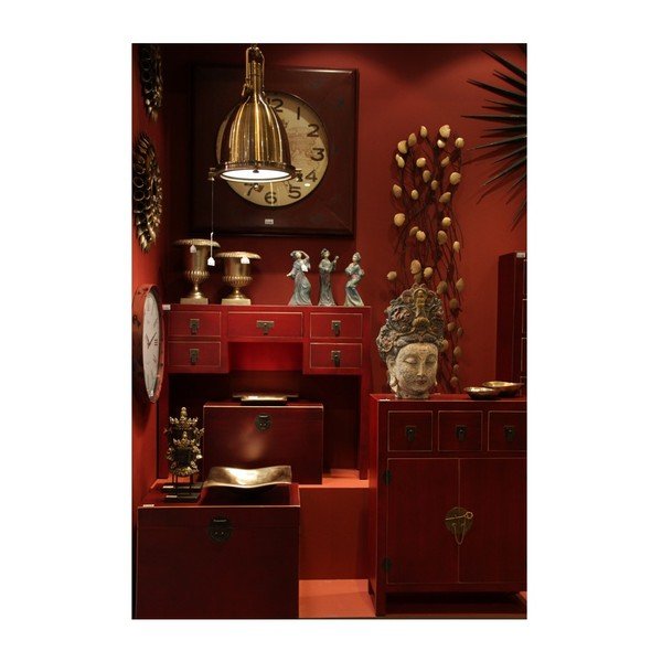 Punane kirst 60x42 cm Oriente - Ixia-image-3