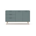 Hallikasroheline kummut 140x81x40 cm Pisco – Marckeric