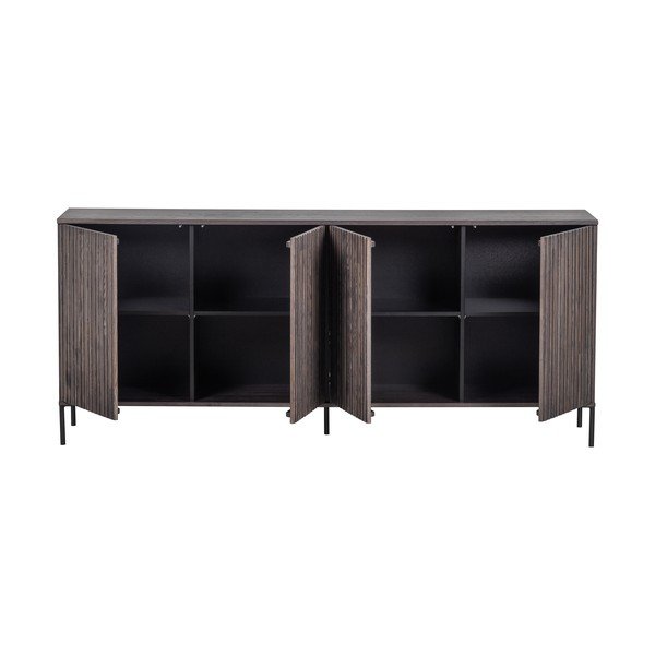 Pruun madal kapp 200x85 cm Gravuur - WOOOD-image-3