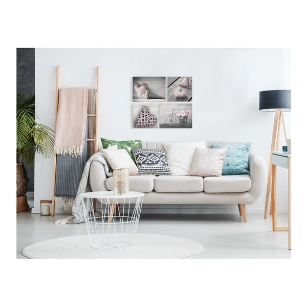 Mitmeosaline maal, 67 x 74 cm Shabby - Styler-image-2