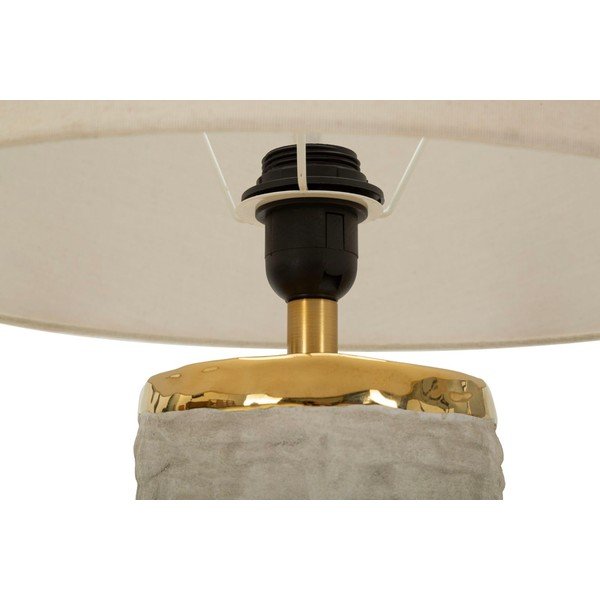 Helehall/kreemikas keraamiline laualamp kangast varjuga (kõrgus 73 cm) Lima - Mauro Ferretti-image-4