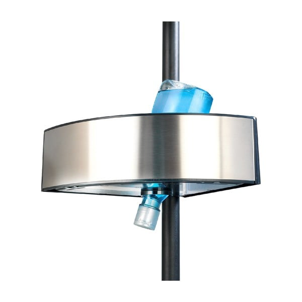 Teleskoopnurga riiul dušši jaoks Prea hõbedane/must, 27 x 20 cm - Wenko-image-1