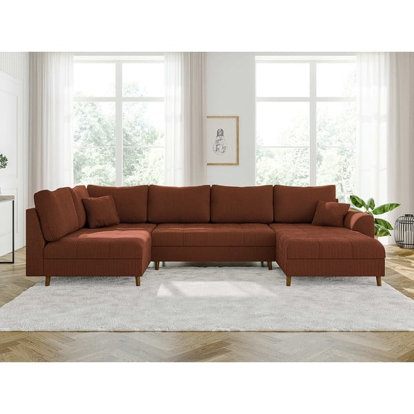 Tellisevärvi velvetist nurgadiivan (parem nurk) Ariella – Ropez-image-1