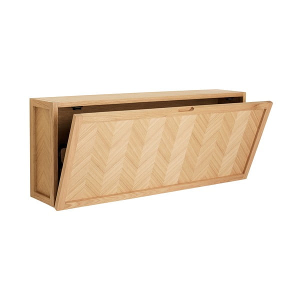 Tammepuidust hingedega kingahoidja Herringbone - Hübsch-image-4