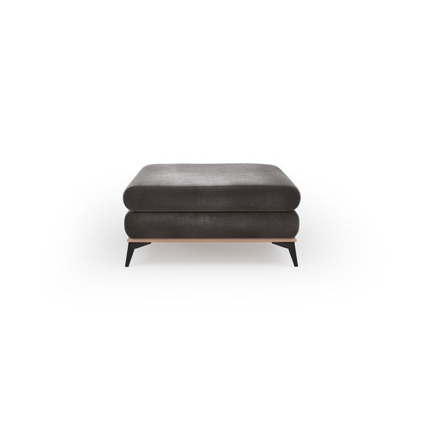 Sametkattega tumepruun pouf Astre - Windsor & Co Sofas-image-2
