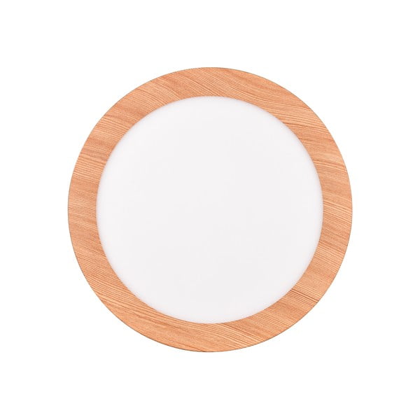 LED laevalgusti puiduimitatsiooniga  ø 26 cm Camillus - Reality-image-2