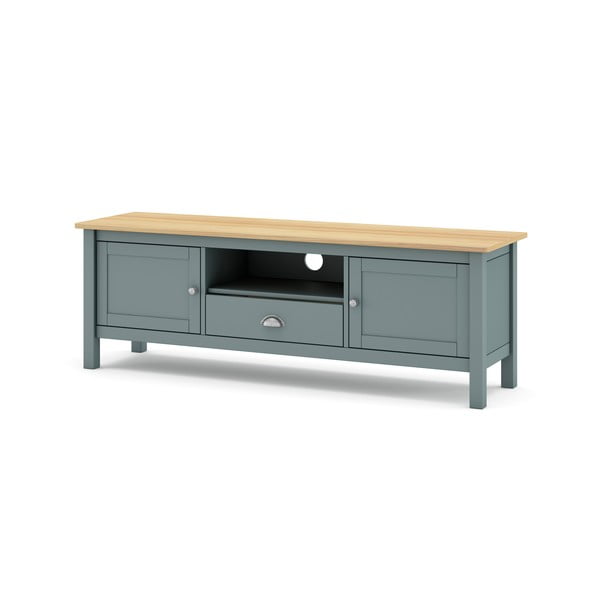 Hallikasroheline männipuidust TV-alus 158x53x40 cm Misti – Marckeric-image-2
