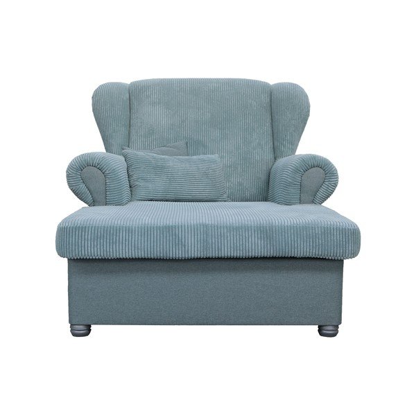 Hallikas-sinine manchester-kangast lamamistool Lord – Ropez-image-1