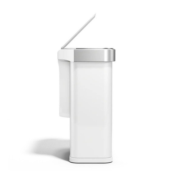 Mattvalge kontaktivaba terasest prügikast 58 l Sensor - simplehuman-image-4