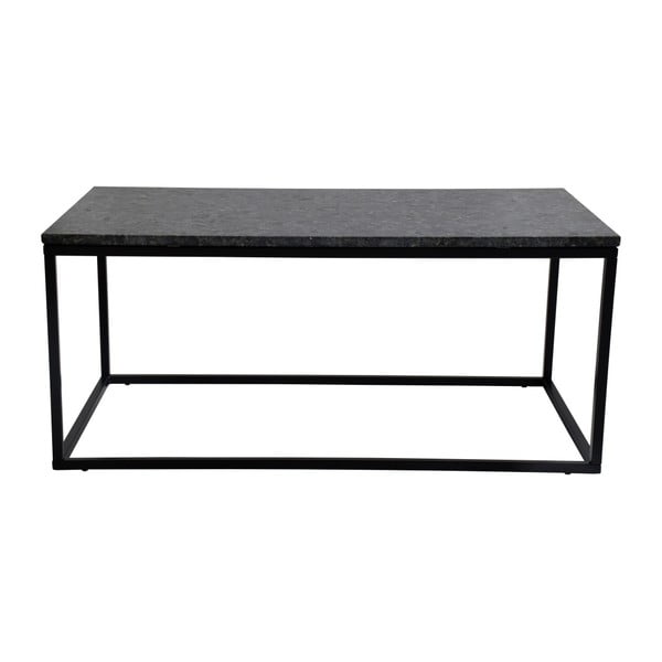 Mustast graniidist kohvilaud musta alusega , pikkus 110 cm Accent - RGE