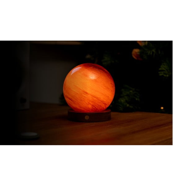 LED-lauavalgusti klaasist varjuga (kõrgus 13 cm) Sand Storm - Gingko-image-1