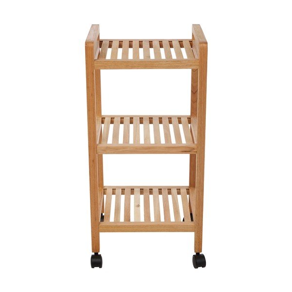 Pähklipuust vannitoa riiul 35x72 cm Norway - Wenko-image-1