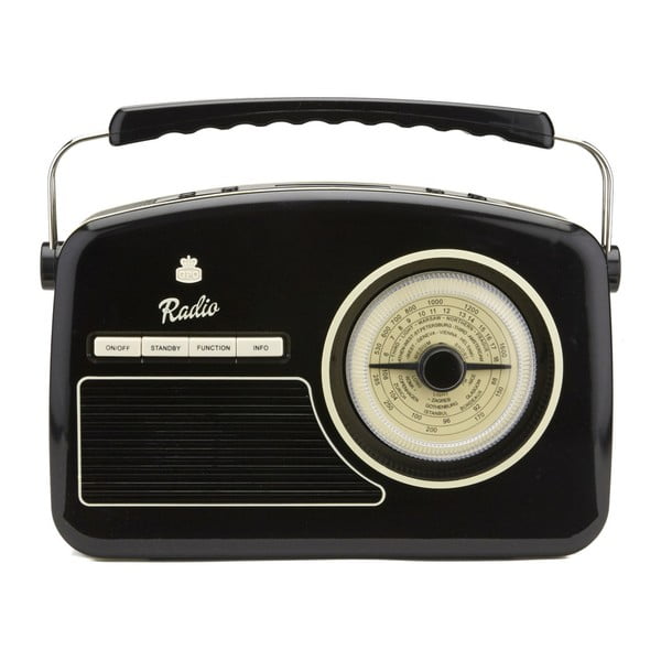 Must raadio Rydell Nostalgic Dab Radio Black Rydell Nostalgia - GPO