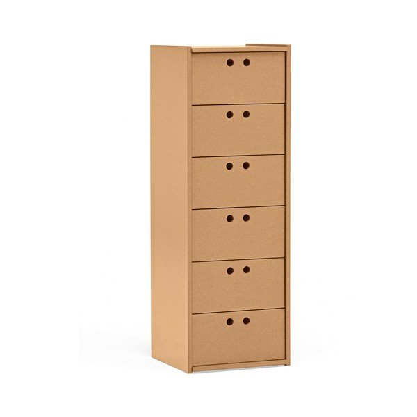 Naturaalses värvitoonis kapp 40x118x40 cm Wally - Teulat