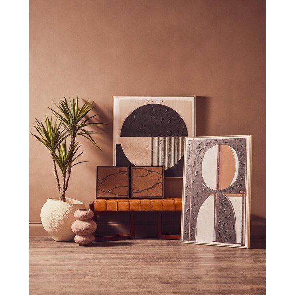 Raamitud/lõuendile maal 103x103 cm Astratto - Premier Housewares-image-3