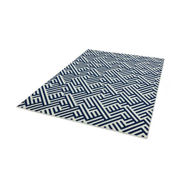Sinine ja valge vaip , 80 x 150 cm Antibes - Asiatic Carpets-image-2