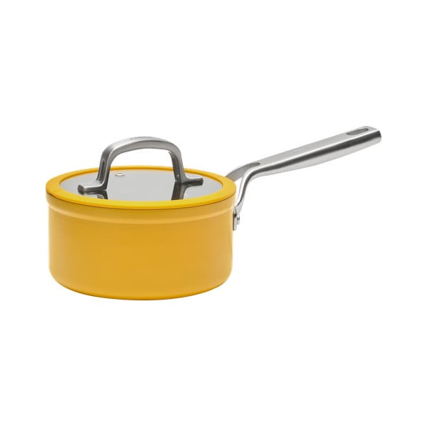 Alumiiniumist pott induktsioonpliidile koos kaane ja mittenakkuva pinnaga  1,3 l Meda 3.0 - FABINI