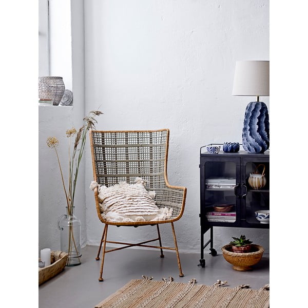Valge-sinine laualamp Natika - Bloomingville-image-1