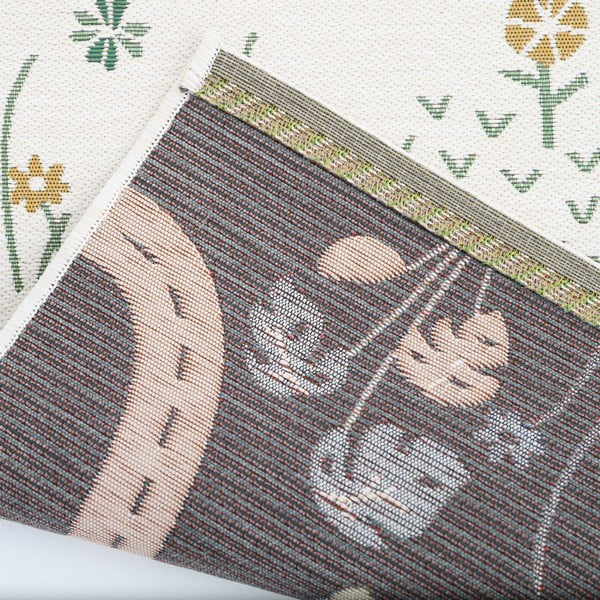 Kreem laste mänguvaip 123x180 cm Garden Life - Nattiot-image-4