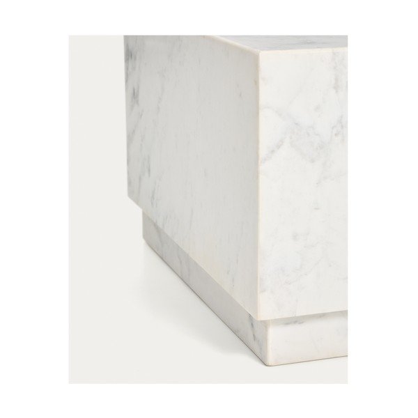 Valge marmorist kohvilaud 50x100 cm Sorein - Kave Home-image-3