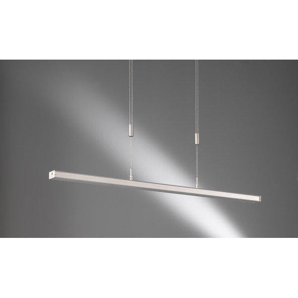 Hõbedane metallist dimmerdatav LED rippvalgusti Vitan - Fischer & Honsel-image-1