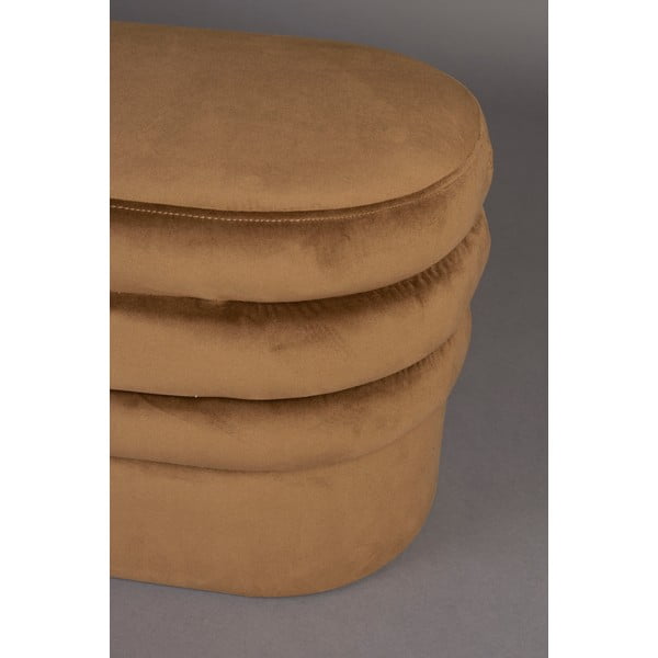 Pruun sametist pink Aditi - Dutchbone-image-3