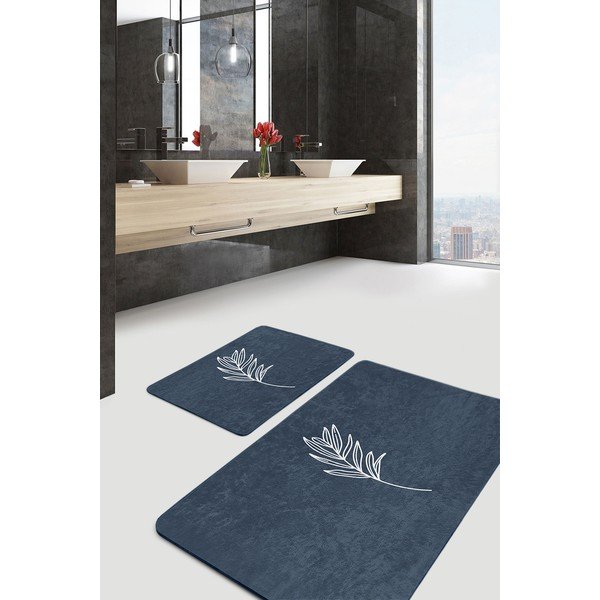 Sinised vannitoamatid 2tk komplektis 60x100 cm – Mila Home-image-1