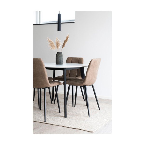 Kreem õuevaip taaskasutatud kiududest 200x300 cm Menorca - House Nordic-image-1