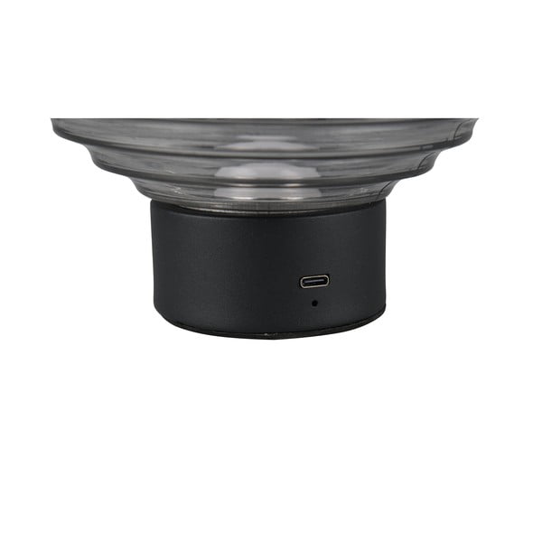 Must-hall dimmerdatav LED laualamp klaasist varjuga  (kõrgus 14,5 cm) Earl - Trio-image-3