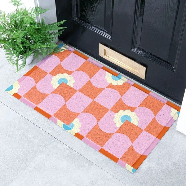 Matt taaskasutatud plastist 40x70 cm Elizabeth Olwen - Artsy Doormats-image-2