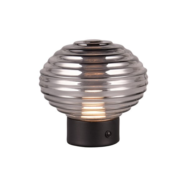 Must-hall dimmerdatav LED laualamp klaasist varjuga  (kõrgus 14,5 cm) Earl - Trio-image-2