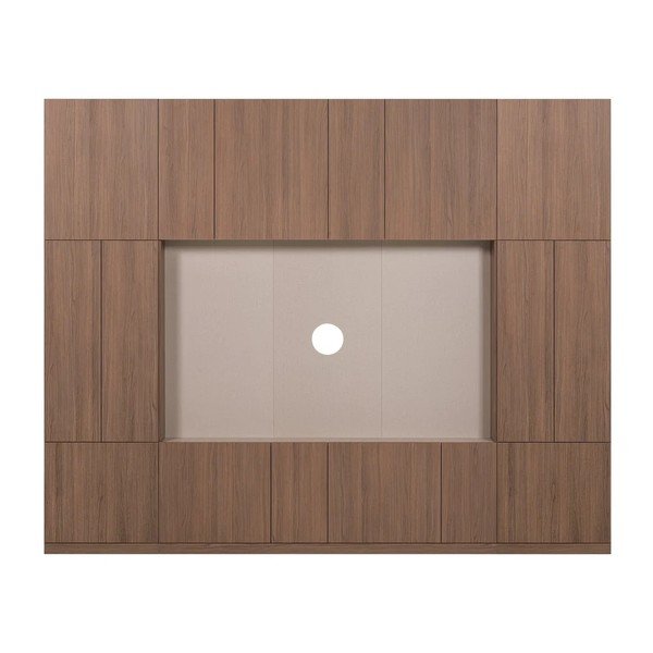 Modulaarne televiisor tumedas naturaalses värvitoonis 268x215 cm Build - WOOOD
