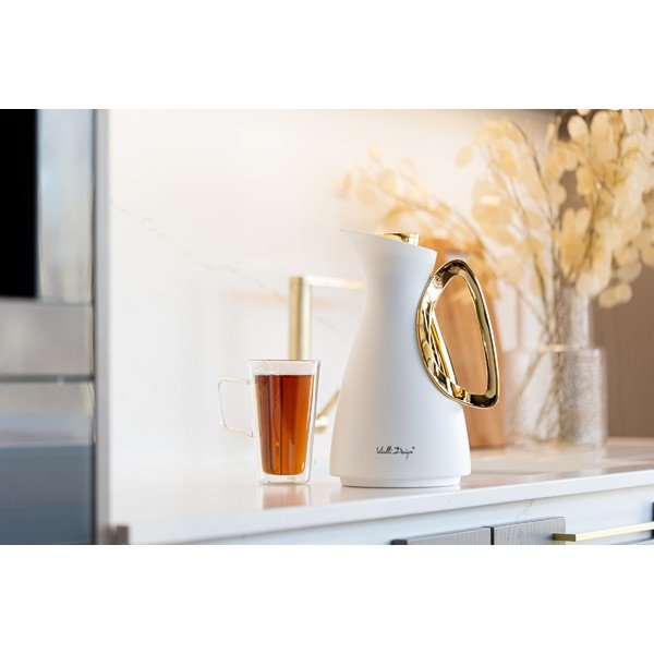 Valge-kuldne termos 1 l Alessia - Vialli Design-image-4